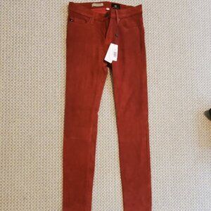 AG Lamb suede jeans size 25